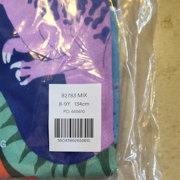 NWT Mini Boden Dino Sweatshirt Size 8-9 - Picture 2 of 3